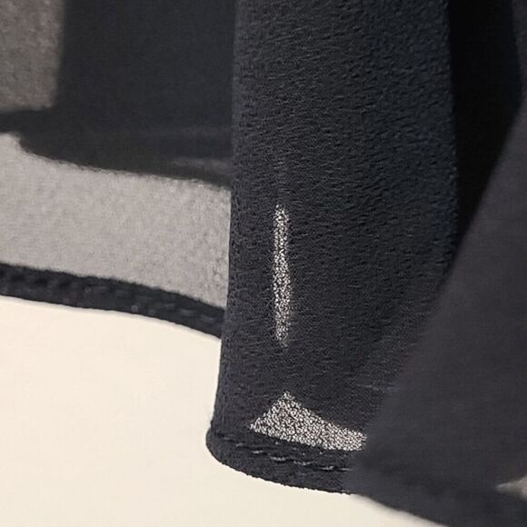 🖤 Mesh Evening Gothic Flapper 1920s Simple Black Shawl Wrap Cape NEW - Picture 13 of 16